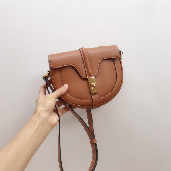 Ce**e small besace 16 bag in satinated calfskin