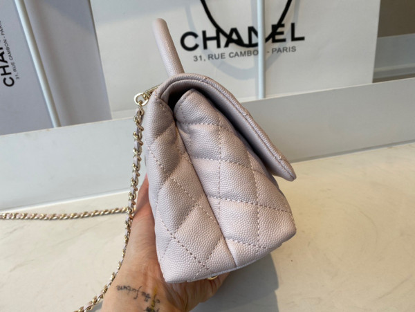 CL MINI FLAP BAG WITH TOP HANDLE