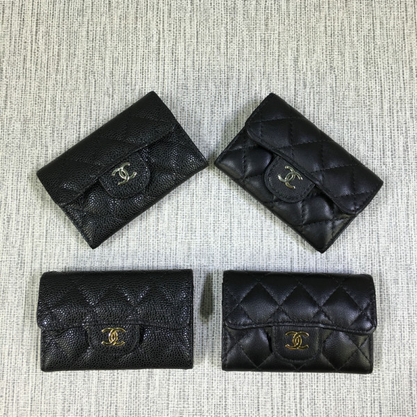 CL Lambskin Wallet Gold / Silver Hardare