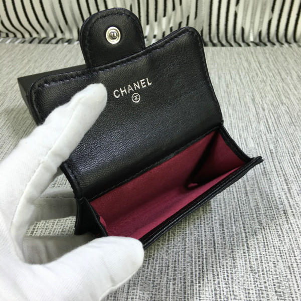 CL Lambskin Wallet Gold / Silver Hardare