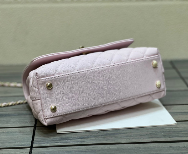 CL FLAP BAG WITH TOP HANDLE