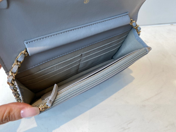 CL CHAIN WALLET LAMBSKIN