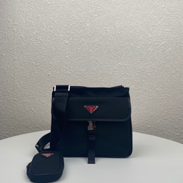 Pra*a nylon cross-body bag
