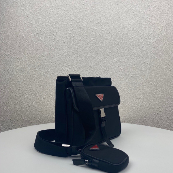 Pra*a nylon cross-body bag
