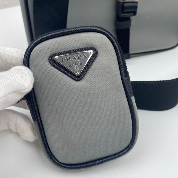 Pra*a nylon cross-body bag