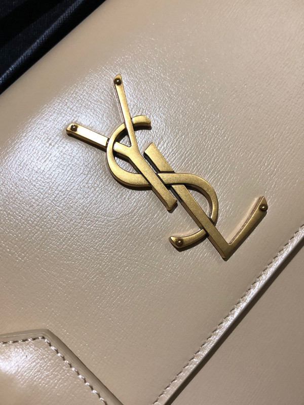 YSL MEDIUM SUNSET SATCHEL IN SMOOTH LEATHER