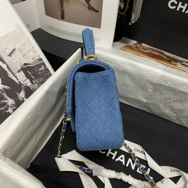 CL MINI FLAP BAG WITH TOP HANDLE