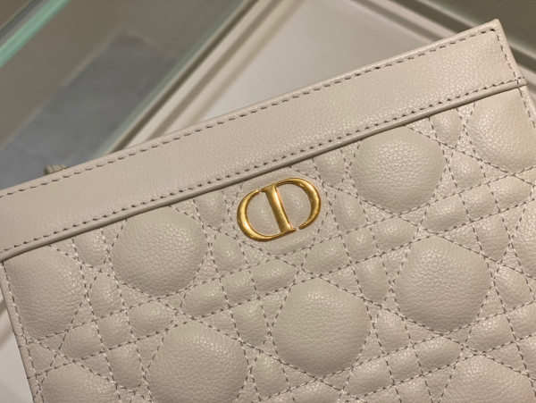 D*or caro zipped pouch with chain