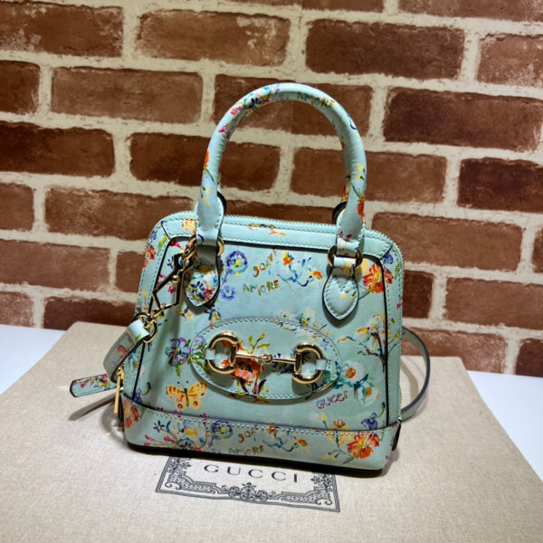 G*u*i horsebit 1955 mini top handle bag