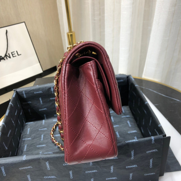CL FLAP BAG LAMBSKIN