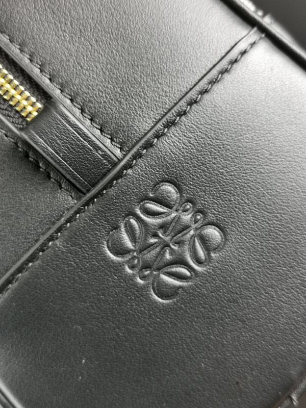 LOEWE Amazona 19/28 bag in jacquard and calfskin