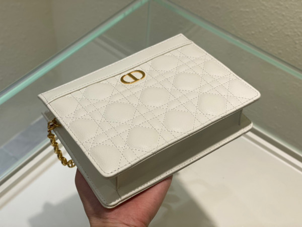 D*or caro zipped pouch with chain