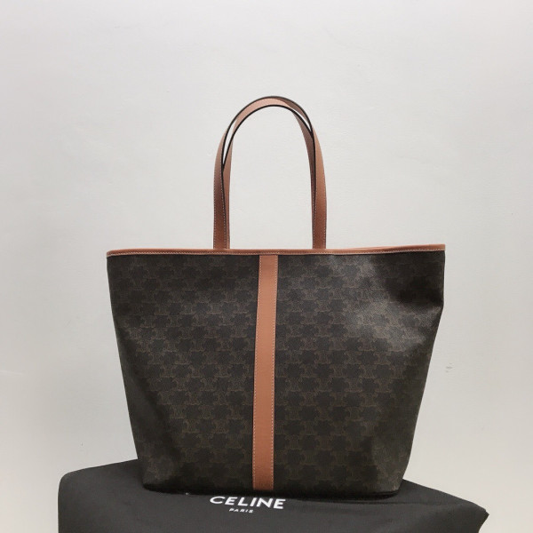 Ce**e medium cabas in triomphe canvas-32-18-31cm