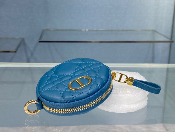 D*or detachable D*or caro round coin purse
