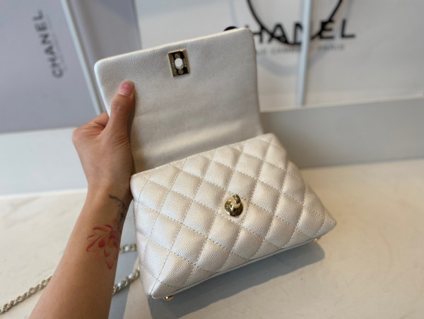 CL MINI FLAP BAG WITH TOP HANDLE