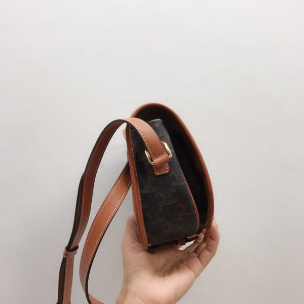 Ce**e medium folco bag in triomphe canvas