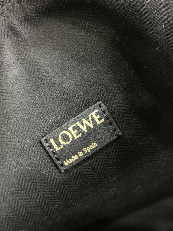 LOEWE small Cubi bag in Anagram jacquard and calfskin