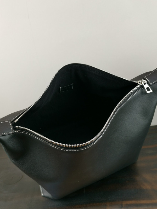 LOEWE Cubi bag in Anagram jacquard and calfskin