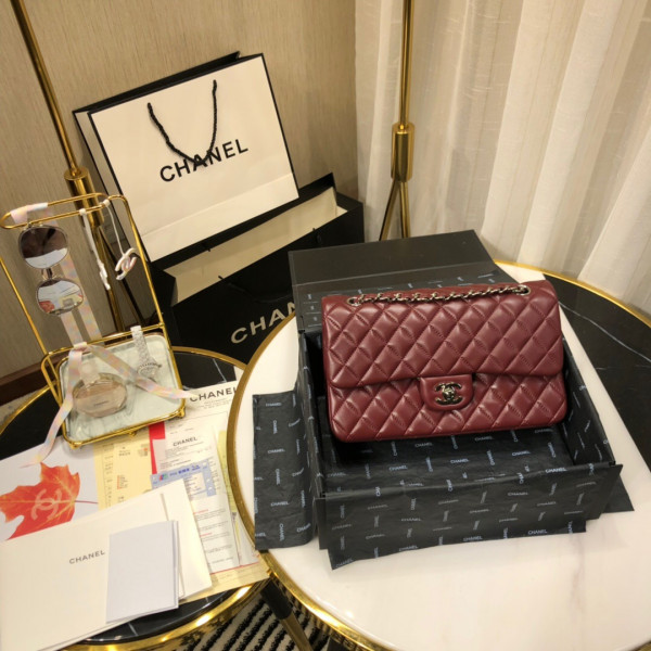 CL FLAP BAG LAMBSKIN