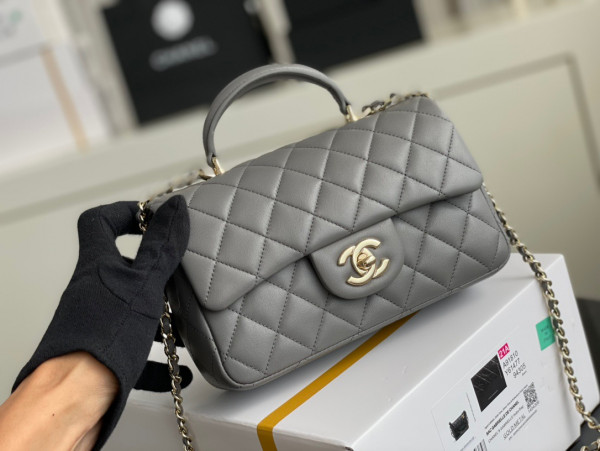 CL MINI FLAP BAG WITH TOP HANDLE