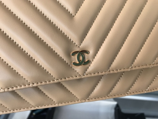 CL Flap Bag Lambskin With Gold / Silver Hardware