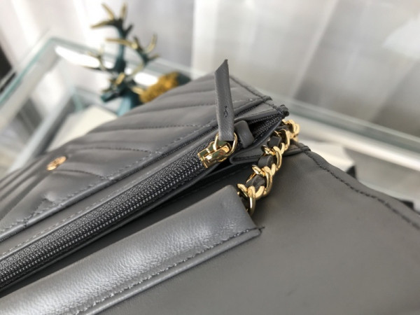 CL Flap Bag Lambskin With Gold / Silver Hardware