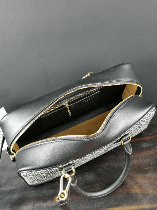 LOEWE Amazona 19/28 bag in jacquard and calfskin