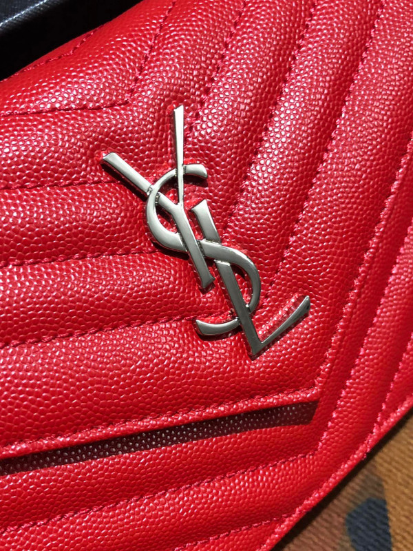 YSL CASSANDRE MATELASSÉ CHAIN WALLET