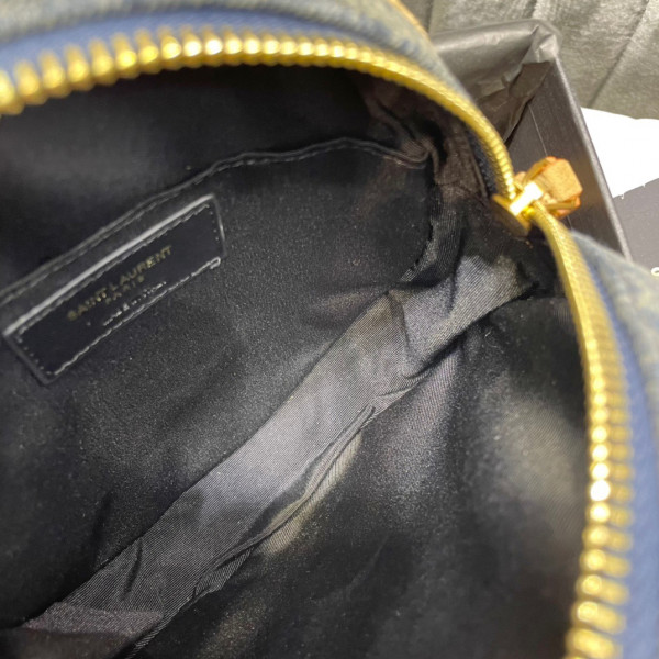 YSL VINYLE ROUND CAMERA BAG