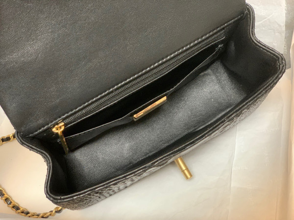 CL MINI FLAP BAG WITH TOP HANDLE