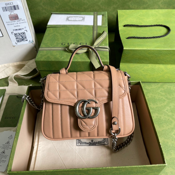 G*u*i gg marmont mini top handle bag