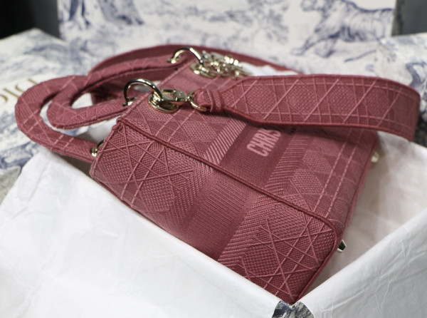 D*or lady d-lite embroidered cannage bag