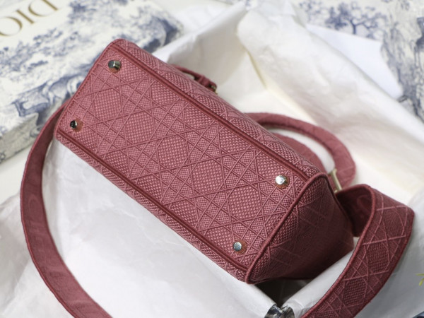 D*or lady d-lite embroidered cannage bag