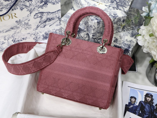 D*or lady d-lite embroidered cannage bag