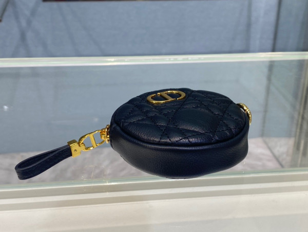 D*or detachable D*or caro round coin purse
