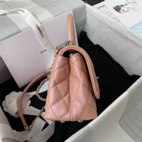 CL MINI FLAP BAG WITH TOP HANDLE