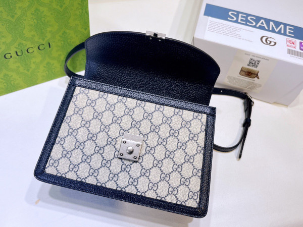 G*u*i ophidia small top handle bag with web