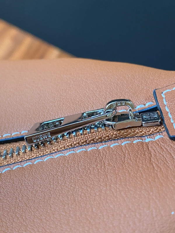 LOEWE Cubi bag in Anagram jacquard and calfskin