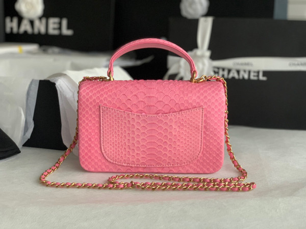 CL MINI FLAP BAG WITH TOP HANDLE