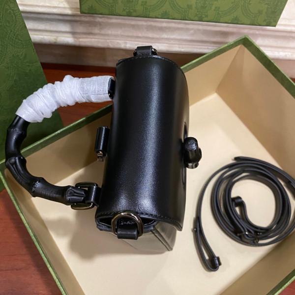 G*u*i bamboo mini handbag