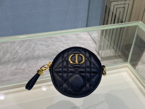 D*or detachable D*or caro round coin purse