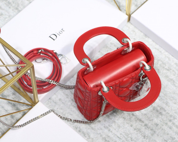 lady D*or mini with lambskin