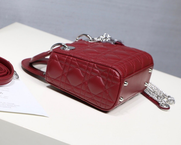 lady D*or mini with lambskin