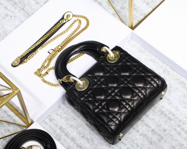 lady D*or mini with lambskin