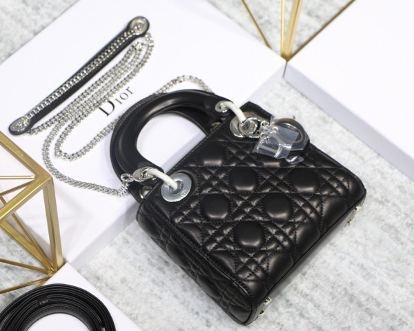 lady D*or mini with lambskin