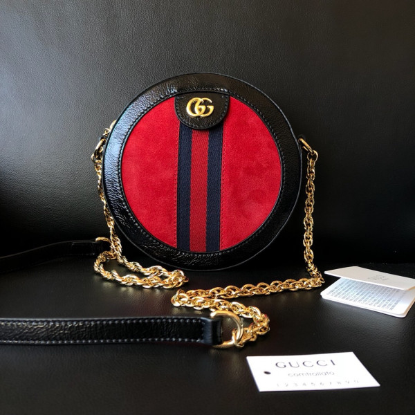 G*u*i ophidia mini gg round shoulder bag