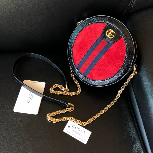 G*u*i ophidia mini gg round shoulder bag