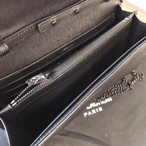 YSL CASSANDRE MATELASSÉ CHAIN WALLET