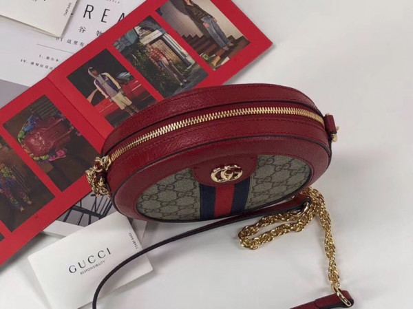 G*u*i ophidia mini gg round shoulder bag