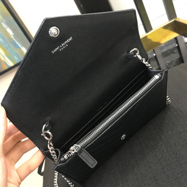 YSL CASSANDRE MATELASSÉ CHAIN WALLET